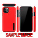 Ultra Matte Armor Hybrid Case for Samsung Galaxy A02 (Red)