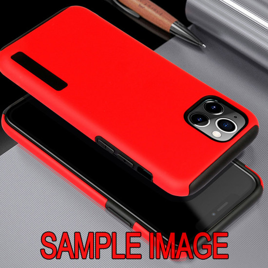 Ultra Matte Armor Hybrid Case for Samsung Galaxy A02S (Red)