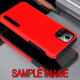 Ultra Matte Armor Hybrid Case for Samsung Galaxy A02S (Red)