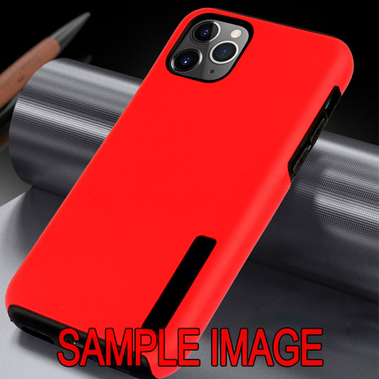 Ultra Matte Armor Hybrid Case for Samsung Galaxy A02 (Red)