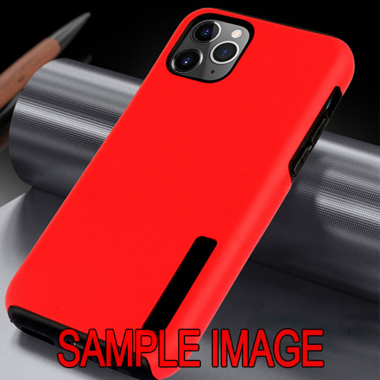 Ultra Matte Armor Hybrid Case for Samsung Galaxy A02S (Red)