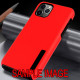 Ultra Matte Armor Hybrid Case for Samsung Galaxy A72 (Red)