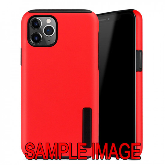 Ultra Matte Armor Hybrid Case for Samsung Galaxy A02 (Red)