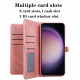Premium PU Leather Folio Wallet Front Cover Case with Card Holder Slots and Wrist Strap for Samsung Galaxy S23 5G (Purple)
