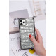 Diamond Gradient Bling Glitter Shiny Rhinestone Case for Apple iPhone 12 / 12 Pro 6.1 (Silver)