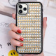 Diamond Gradient Bling Glitter Shiny Rhinestone Case for Apple iPhone 13 (6.1) (Gold)