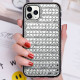 Diamond Gradient Bling Glitter Shiny Rhinestone Case for Apple iPhone 12 / 12 Pro 6.1 (Silver)