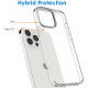 Clear Anti-Scratch Shockproof Silicone Drop Protection Case for Apple iPhone 13 Pro Max (Clear)