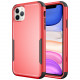 Heavy Duty Strong Armor Hybrid Case Cover for Apple iPhone 12 / 12 Pro 6.1 (Red)