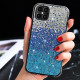 Rhinestone Gradient Bling Glitter Sparkle Diamond Crystal Case for Apple iPhone 12 / 12 Pro 6.1 (Blue)