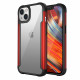 Clear Iron Armor Hybrid Chrome Case for Apple iPhone 13 (6.1) (Red)