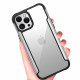 Clear Iron Armor Hybrid Chrome Case for Apple iPhone 13 Pro (6.1) (Black)