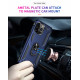 Tech Armor Ring Stand Grip Case with Metal Plate for Apple iPhone 13 Pro Max (6.7) (Navy Blue)