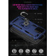 Tech Armor Ring Stand Grip Case with Metal Plate for Apple iPhone 13 Pro Max (6.7) (Navy Blue)
