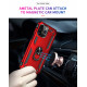 Tech Armor Ring Stand Grip Case with Metal Plate for Apple iPhone 13 Pro (6.1) (Red)