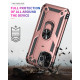 Tech Armor Ring Stand Grip Case with Metal Plate for Apple iPhone 13 Pro Max (6.7) (Rose Gold)