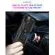 Tech Armor Ring Stand Grip Case with Metal Plate for Apple iPhone 13 (6.1) (Black)