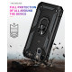 Tech Armor Ring Stand Grip Case with Metal Plate for Apple iPhone 13 Mini (5.4) (Black)