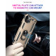 Tech Armor Ring Stand Grip Case with Metal Plate for Apple iPhone 13 (6.1) (Gold)