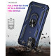 Tech Armor Ring Stand Grip Case with Metal Plate for Apple iPhone 13 Mini (5.4) (Navy Blue)