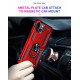 Tech Armor Ring Stand Grip Case with Metal Plate for Apple iPhone 13 (6.1) (Red)