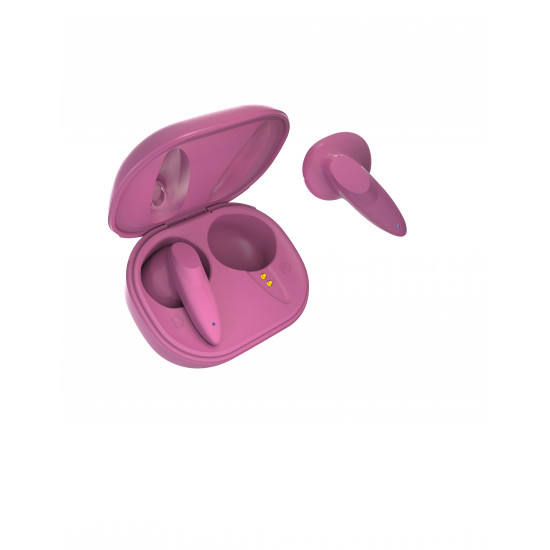 True Wireless Extra Bass Bluetooth Headset BM01, Universal TWS Earbuds with Built-in Mic, Perfect for Gaming & Music (Purple)