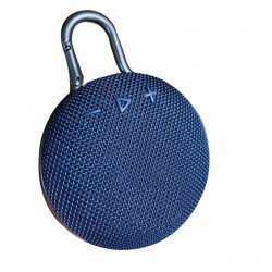 Clip3Max Portable Bluetooth Speaker: Powerful Sound, SD/USB Slots, FM Radio, Durable Shell, for Travel and Outdoors (Blue)