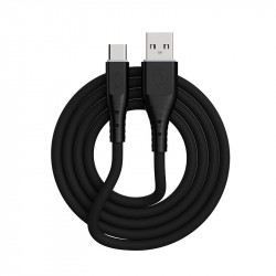 Micro V8V9 2.4A Heavy Duty USB Cable, Fast Charging & Data Sync, Durable Rubber, 6FT, Universal Compatibility (Black)