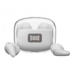 Mini Design F10 TWS Wireless Earphone & BT Headset - Stereo Sound, Battery Power Display, Transparent Case, Universal Compatibility (Pink) Mini Design F10 TWS Wireless Earphone & BT Headset - Stereo Sound, Battery Power Display, Transparent Case, Universal Compatibility (Pink)