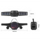 Cool Jet Airplane Portable Stereo Bluetooth Speaker with Solar Panel FJ866 | Universal Compatibility | Wireless | SD Card Slot | FM Radio (Black)
