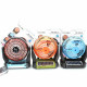 FP225 Portable Bluetooth Speaker: Solar Charging, LED, FM Radio, For Universal Cell Phones and Bluetooth Devices (Blue)