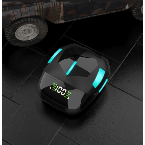 TWS Gaming Bluetooth Wireless Headset, 3D Sound, Battery Display, Universal Compatibility, Built-in Mic, G7S - Perfect for Gaming & Music (Black)