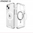 Crystal Clear Transparent Slim Magnetic Cover Case Magsafe Compatible for Apple iPhone 11 [6.1] (Clear)