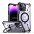 Shockproof MagSafe Tech Armor Defender Case w/ Kickstand for iPhone 14 Pro Max 6.7 | Slim, Anti-Scratch, Dustproof Cover – (Purple)