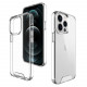 Transparent Design Slim Shockproof Bumper Protection Cover Case for Apple iPhone 14 Pro Max [6.7] (Clear)