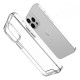 Transparent Design Slim Shockproof Bumper Protection Cover Case for Apple iPhone 14 Pro Max [6.7] (Clear)