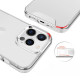 Transparent Design Slim Shockproof Bumper Protection Cover Case for Apple iPhone 14 Pro Max [6.7] (Clear)