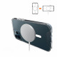 Crystal Clear Transparent Slim Magnetic Cover Case Magsafe Compatible for Apple iPhone 14 Pro Max [6.7] (Clear)