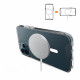 Crystal Clear Transparent Slim Magnetic Cover Case Magsafe Compatible for Samsung Galaxy S23 Ultra 5G (Clear)