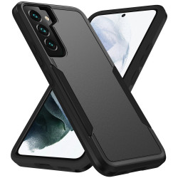 Heavy Duty Strong Armor Hybrid Trailblazer Case Cover for Samsung Galaxy S22 Plus (Black)