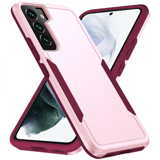 Heavy Duty Strong Armor Hybrid Trailblazer Case Cover for Samsung Galaxy S23 5G (Pink)