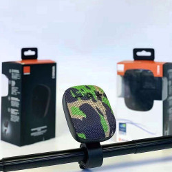 Ultimate Sound on the Go - Bluetooth Speaker with Bike Holder, USB & SD Slot, FM Radio - Wind3Bike for All Bluetooth Devices (Camo)