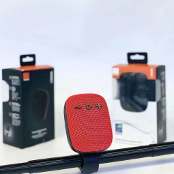 Ultimate Sound on the Go - Bluetooth Speaker with Bike Holder, USB & SD Slot, FM Radio - Wind3Bike for All Bluetooth Devices (Red)