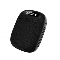 New Portable Bluetooth Speaker WIND3S with USB, SD Slot, FM Radio for Outdoor Sports, Universal Cell Phone, and Bluetooth Device (Black)