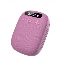 New Portable Bluetooth Speaker WIND3S with USB, SD Slot, FM Radio for Outdoor Sports, Universal Cell Phone, and Bluetooth Device (Pink)