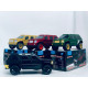 SUV Car Shaped Bluetooth Speaker, Compact, Rugged, LED Lights, USB & SD Slot, FM Radio, WS1869 for All Bluetooth Devices (Red)