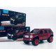 SUV Car Shaped Bluetooth Speaker, Compact, Rugged, LED Lights, USB & SD Slot, FM Radio, WS1869 for All Bluetooth Devices (Red)