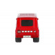 SUV Shaped Bluetooth Speaker, Compact & Rugged, LED Lights, USB & SD Slot, FM Radio, WS591 for All Bluetooth Devices (Red)