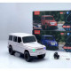 SUV Shaped Bluetooth Speaker, Compact & Rugged, LED Lights, USB & SD Slot, FM Radio, WS591 for All Bluetooth Devices (White)