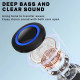 AKZ-G3 Open Ear Bone Conduction Bluetooth Headset, Wireless Earhook Design, Micro SD Slot, Universal Compatibility, Built-in Mic (Orange)